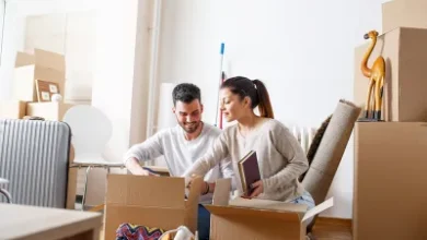 moving packing boxes