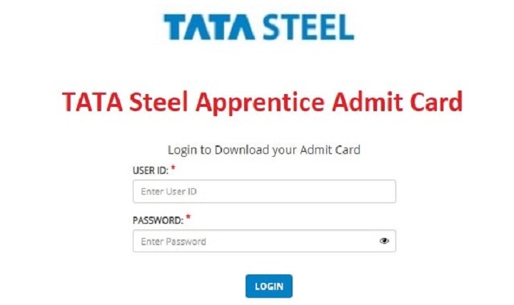 Tata Steel Admit Card 2022